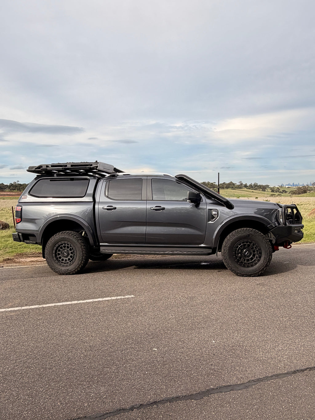 Ford Ranger PY Next-Gen stainless snorkel - Canna Fabrication