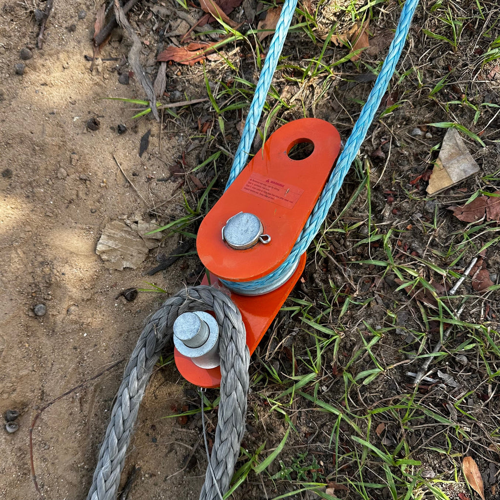 Dingo snatch Block opened 4WD Winch Pulley George4x4 recovery gear 