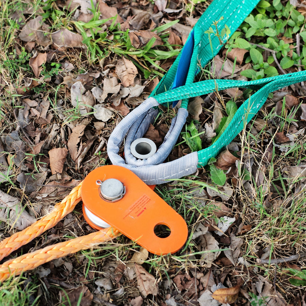 DSB22 Narrow Tree Trunk Protector –60mm | Dingo Block Ready | MBS 16,000KG George4x4 recovery gear winch system with dingo snatch block