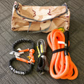 George4x4 13K Essential kinetic recovery kit rope bridle soft shackles bag