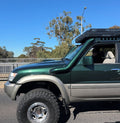 Canna Nissan Patrol GU Series 1-3 4.5 inch mid-entry stainless snorkel