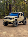 Canna Toyota LandCruiser 70 series pre-facelift twin stainless snorkels