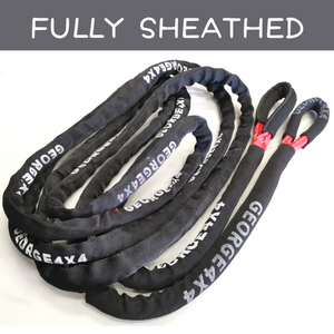 George4x4 Australian-made sheathed recovery bridle rope